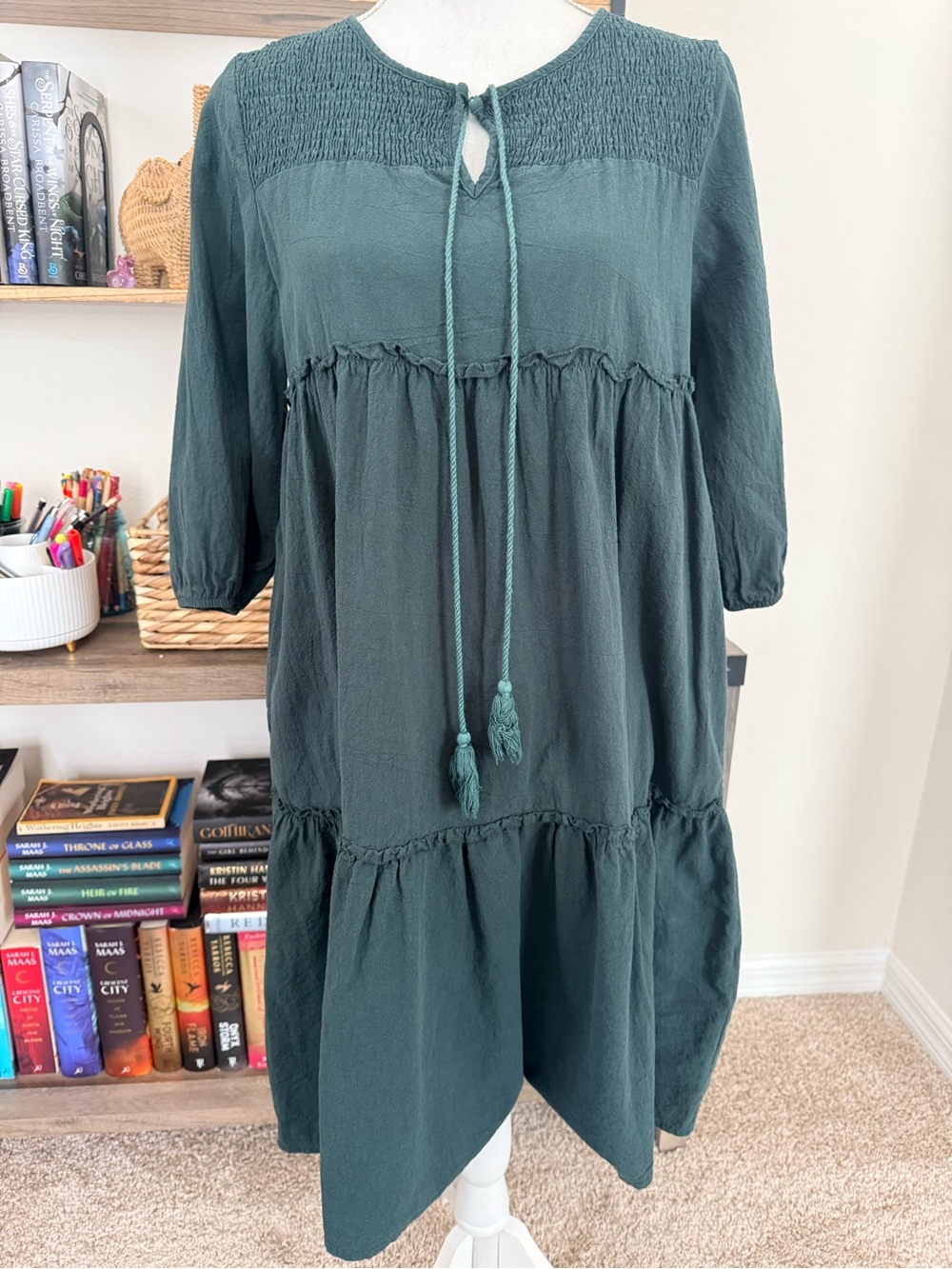 Shein Dark Green Dress